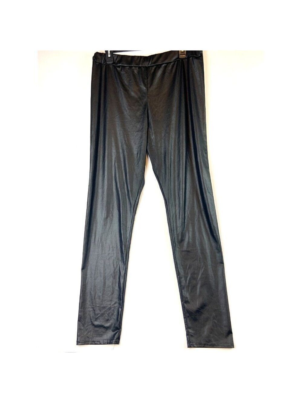 Boohoo Women Black Leggings Size 16
